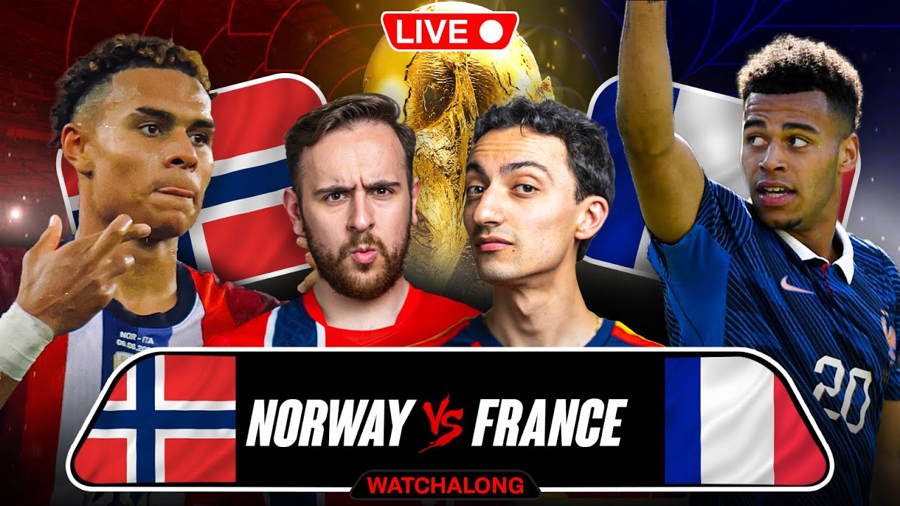 FRANCE VS NORWAY WORLD CUP WATCHALONG!