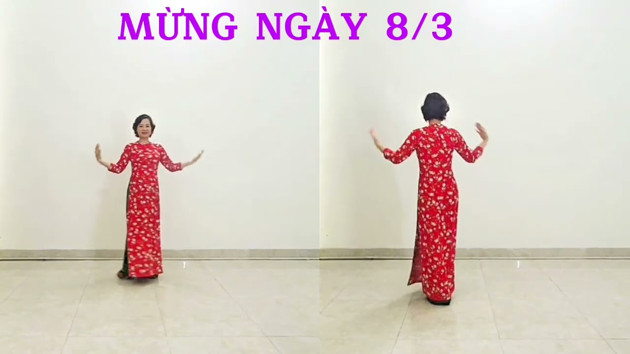 Bài múa 2 hướng mừng ngày 8/3: CHỈ CÓ MỘT NGÀY/Có hướng dẫn 