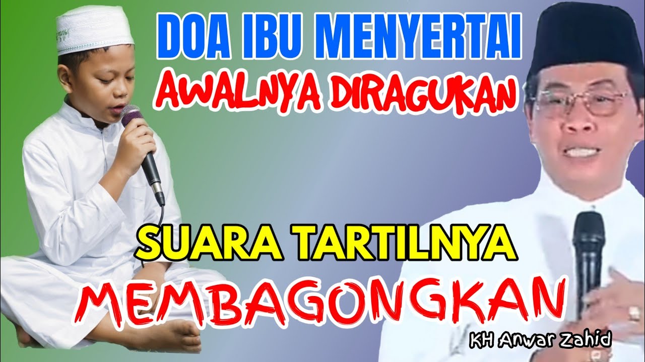 Suara Tartilnya menakjubkan di pengajian KH Anwar Zahid 
