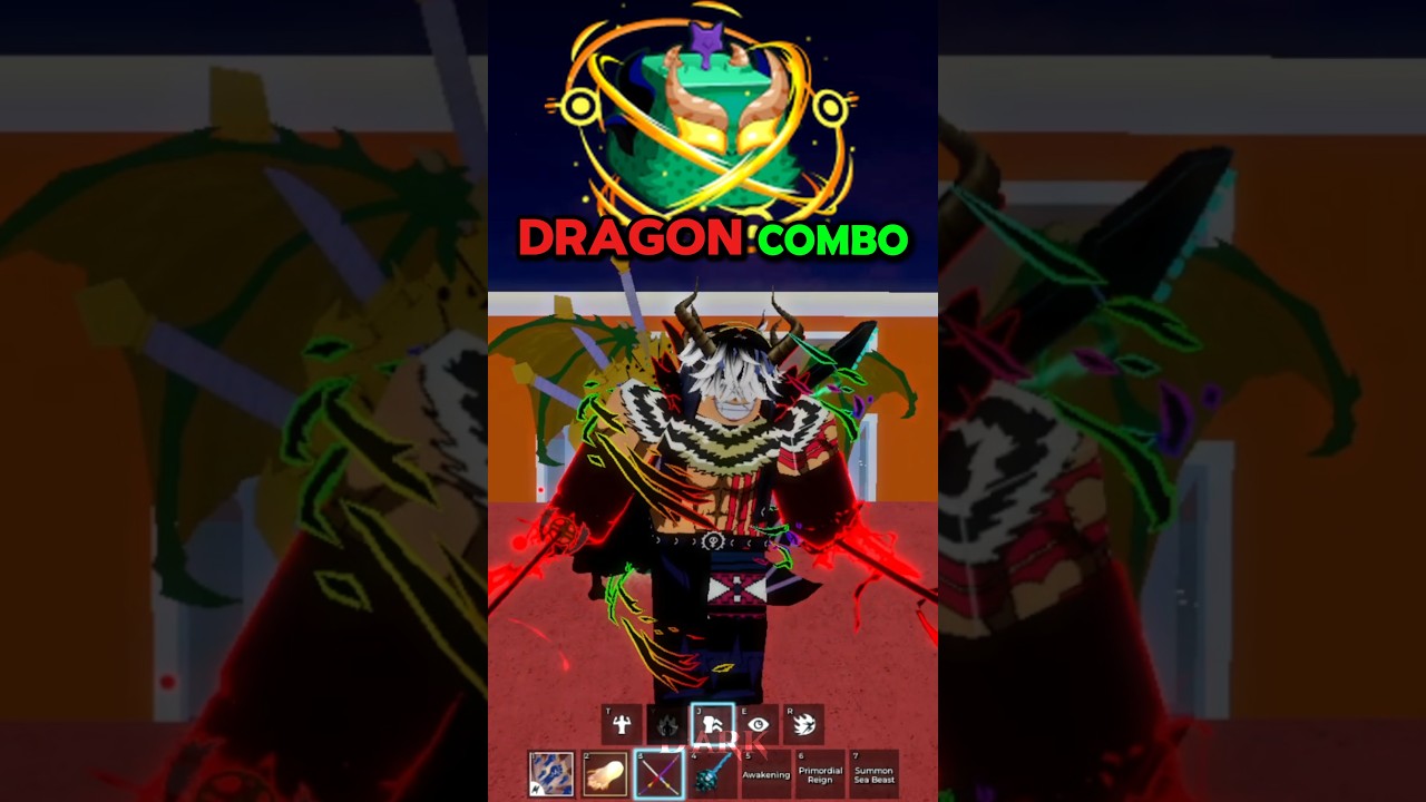 EZZ Dragon oneshot Combo #roblox #bloxfruits