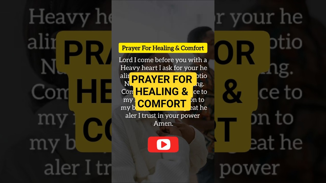 #prayerforhealing #comfortinchrist #healingprayer #faithandhealing #trustingod