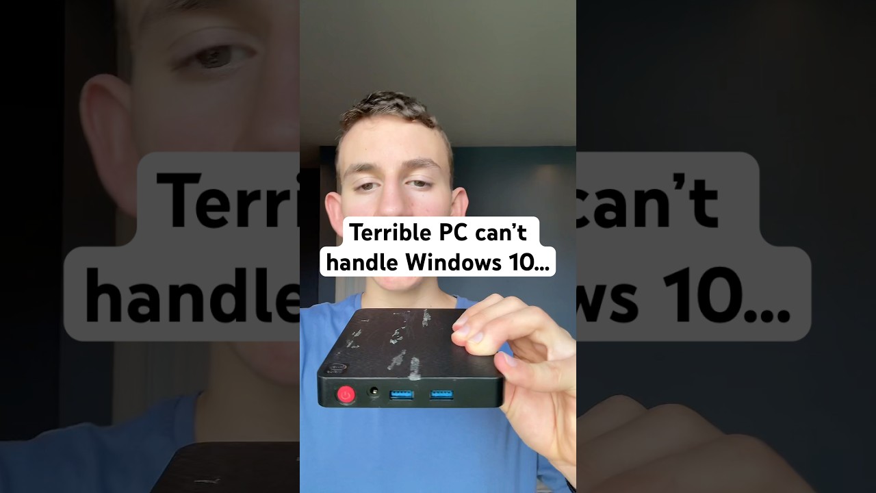 Terrible PC sucks at running Windows 10&hellip; #pc #techfacts #techtok