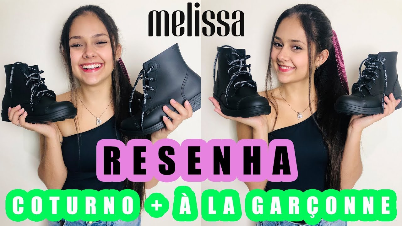 RESENHA COTURNO MELISSA + &Agrave; LA GAR&Ccedil;ONNE  | BRUNA MELO