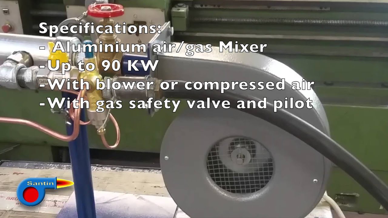 Bruciatore per forni RAKU e Piccole applicazioni - TCU MIX100 con ventilatore