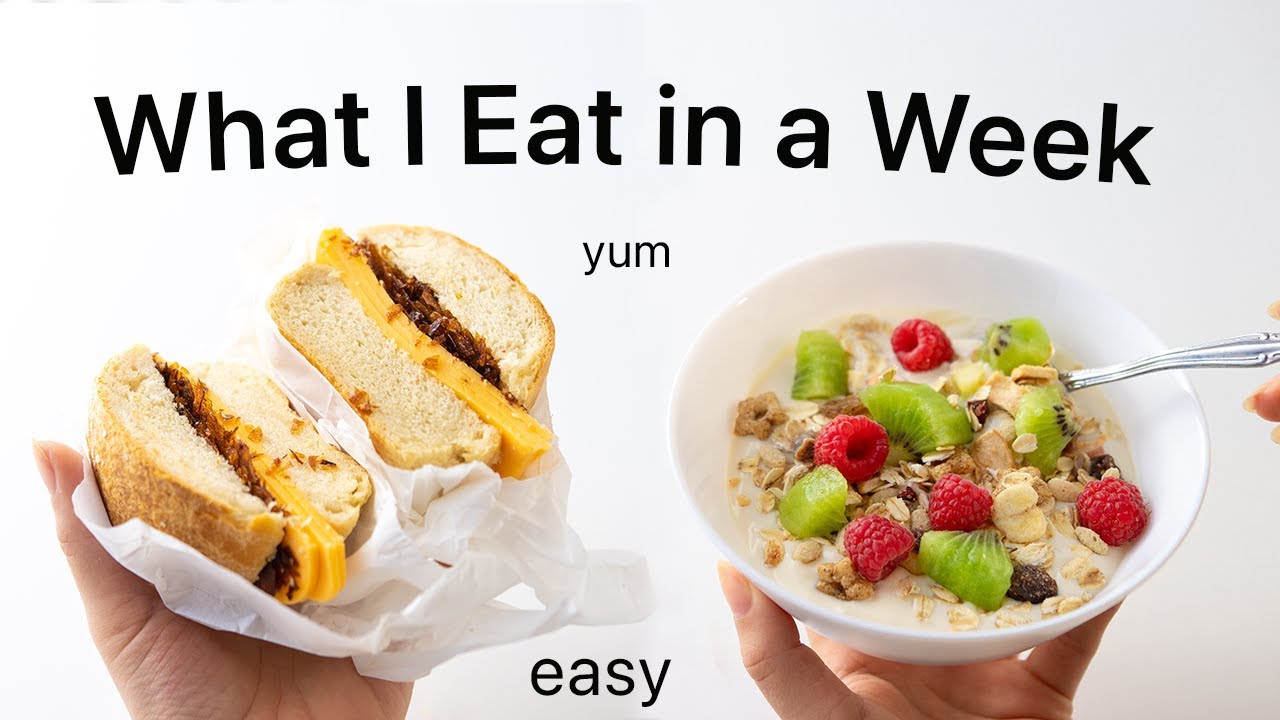 What I eat in a Week {realistic + vegan} in Berlin & NYC
