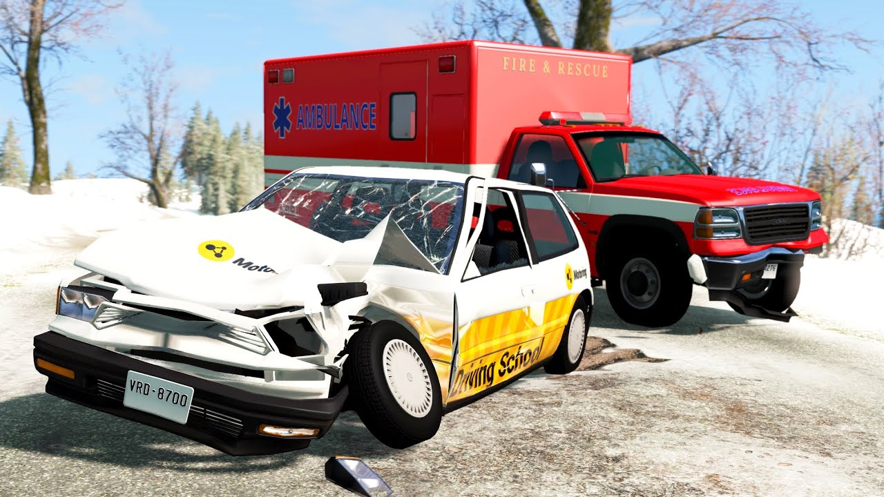 Student Driver Fails & Crashes 12: Winter Edition | BeamNG.drive
