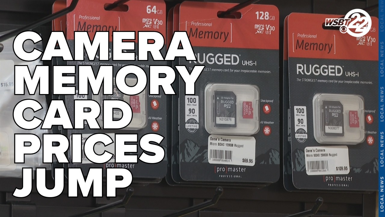 Camera memory card prices jump as AI data centers drive storage demand