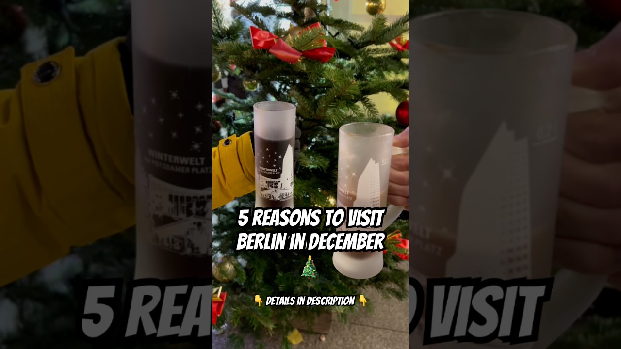 5 Reasons to visit BERLIN in December 🍺 🎄 #berlincity #xmasmarket