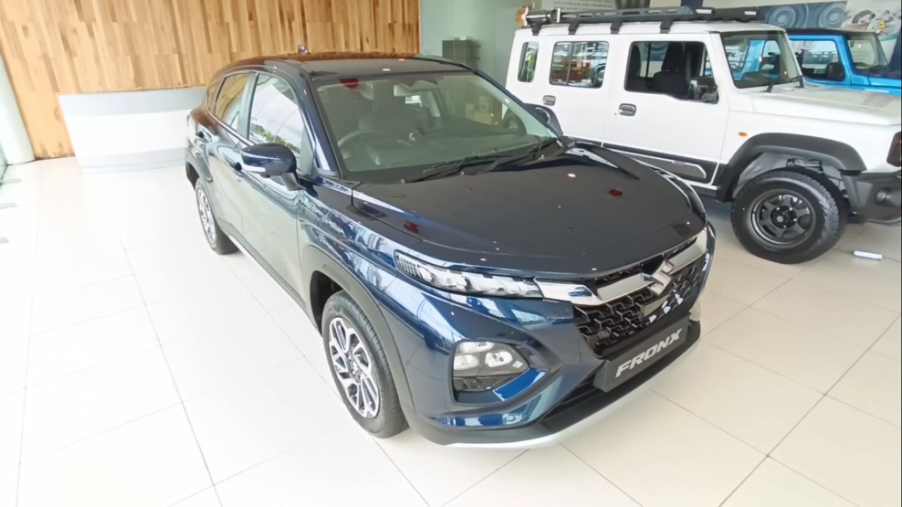 Suzuki Fronx GLX Celestial Blue 1.5 6AT walkaround (Brunei)