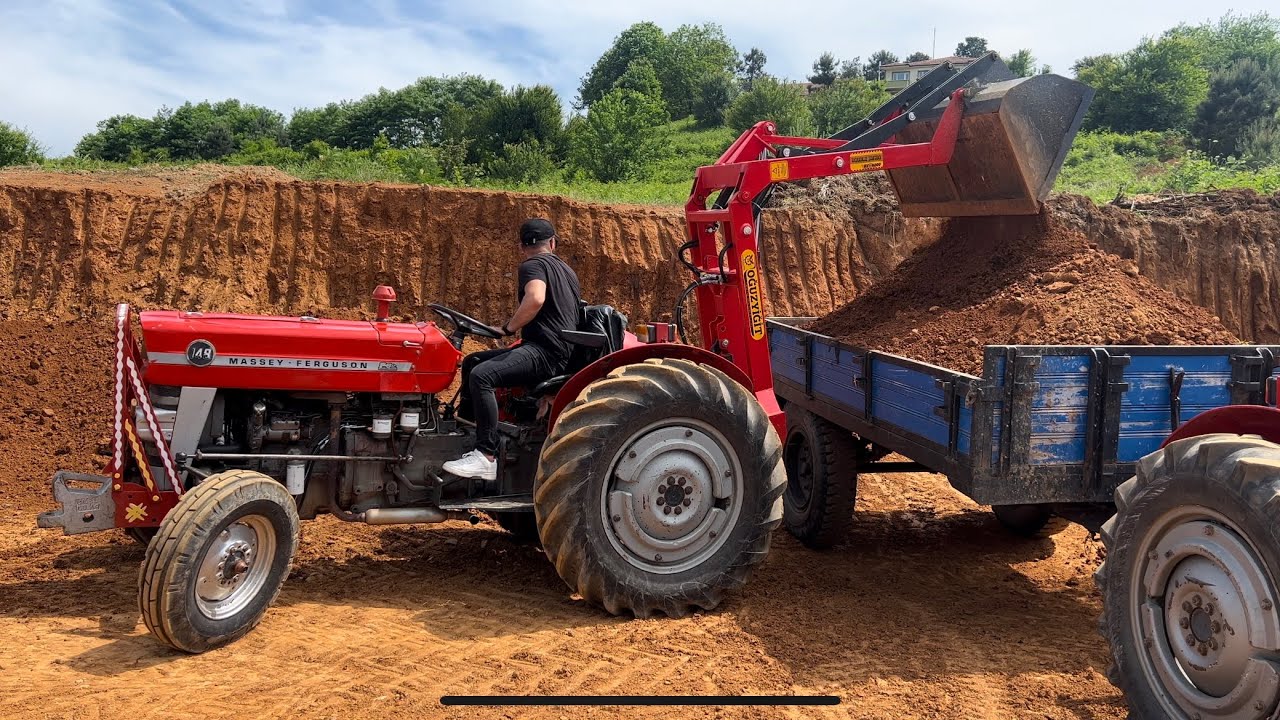 MASSEY FERGUSON 148 asistan kepçe yükleme tesviye işlemi sürüngen vides ile herşey daha pratik,kolay