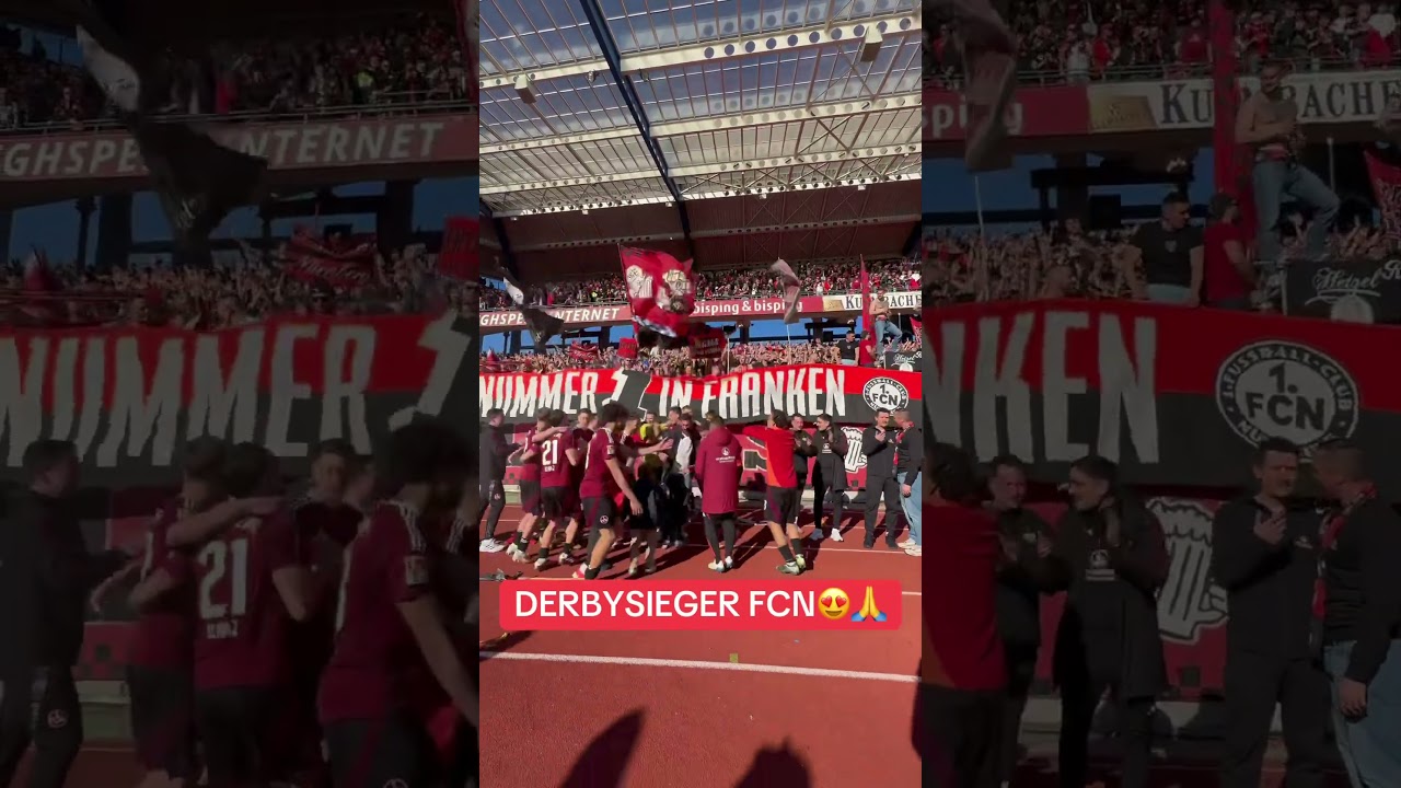 DERBYSIEGER FCN😍🙏 | 1. FC N&uuml;rnberg