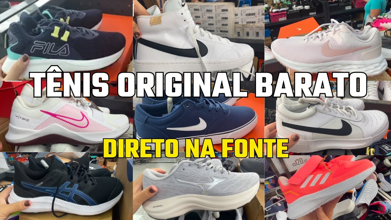 👟TÊNIS ORIGINAL BARATO | OUTLET BRÁS | Fonte de tênis com preços INCRÍVEIS