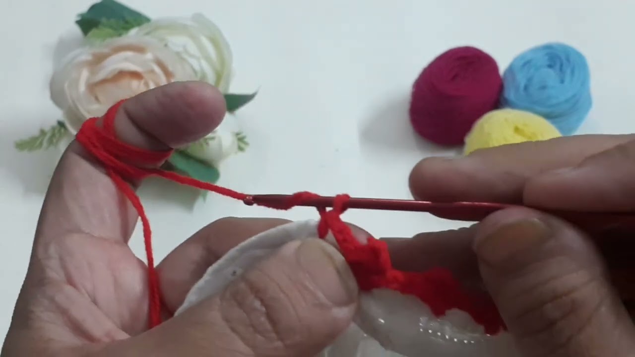 dupata lace crochet/dupata lace design for biggners