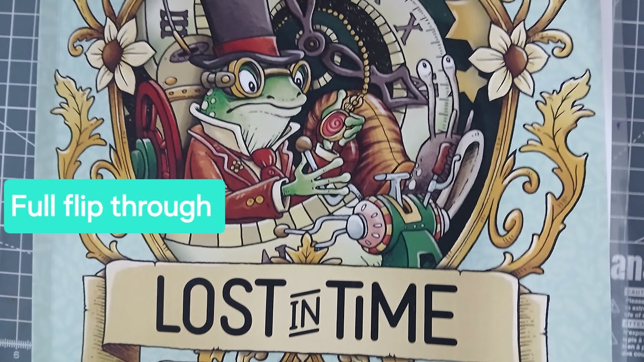 Full flip through & colour with me in RJ Hampson's 'Lost in time' Mr Fogherty! PRT 1 - A quick dip