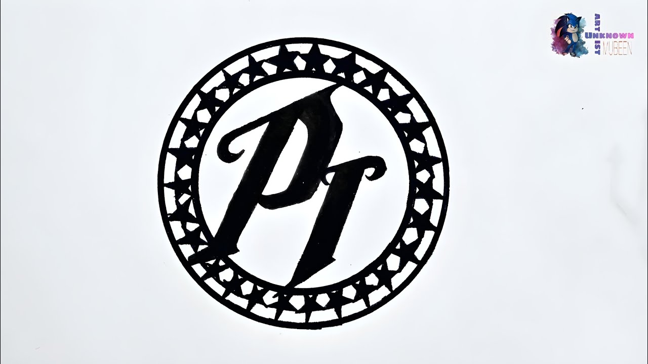 How to Draw AJ Styles [ P1 ] Phenomenal One Logo Drawing Step by Step Tutorial