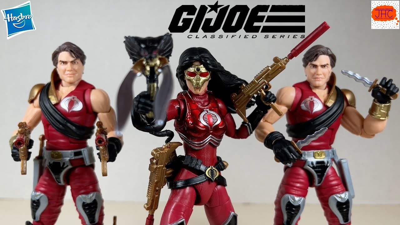 КОБРА! Обзор фигурки Кобры из серии GI Joe Classified, команды Crimson Strike Team, близнецов Бар...