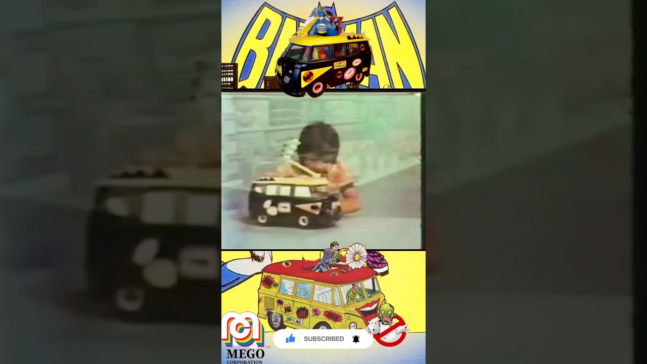 BATMAN Y JOKER SUS CARROS MEGO AÑOS 70s 