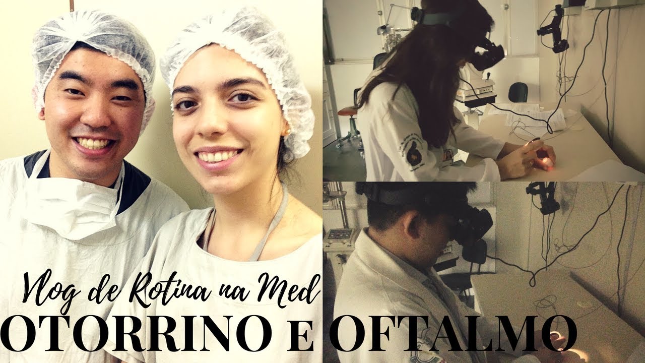 ROTINA DE ESTUDANTE DE MEDICINA DA USP -  UM DIA NA OTORRINO E OFTALMOLOGIA
