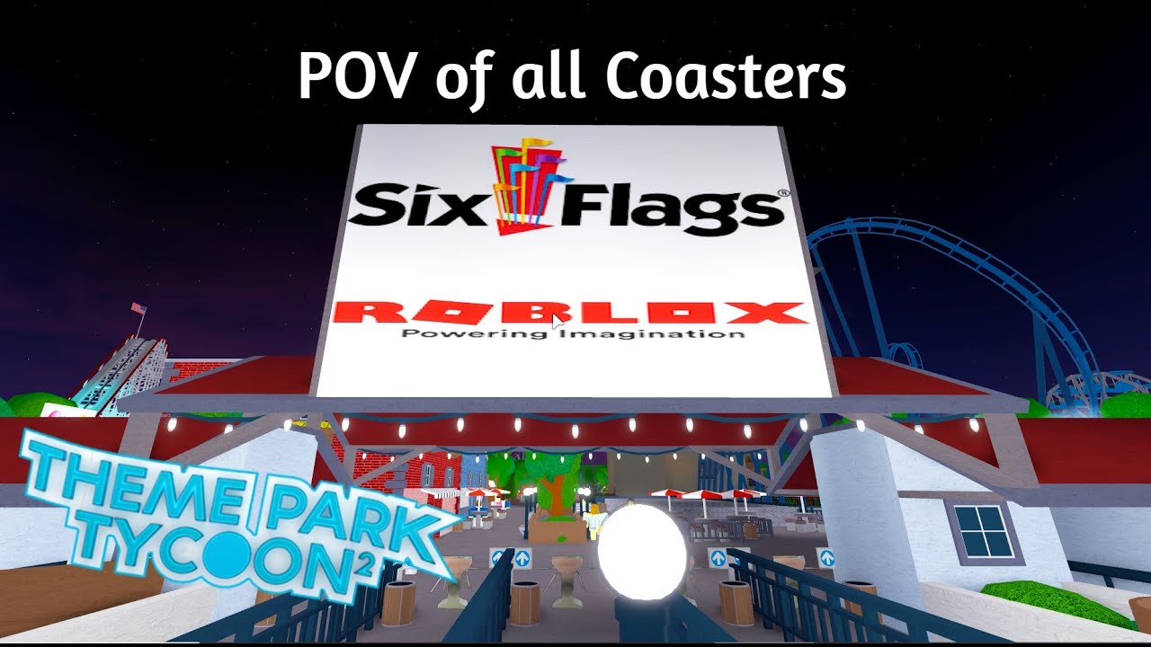 POV of all Coasters At Six Flags Over Roblox | Ep. 15