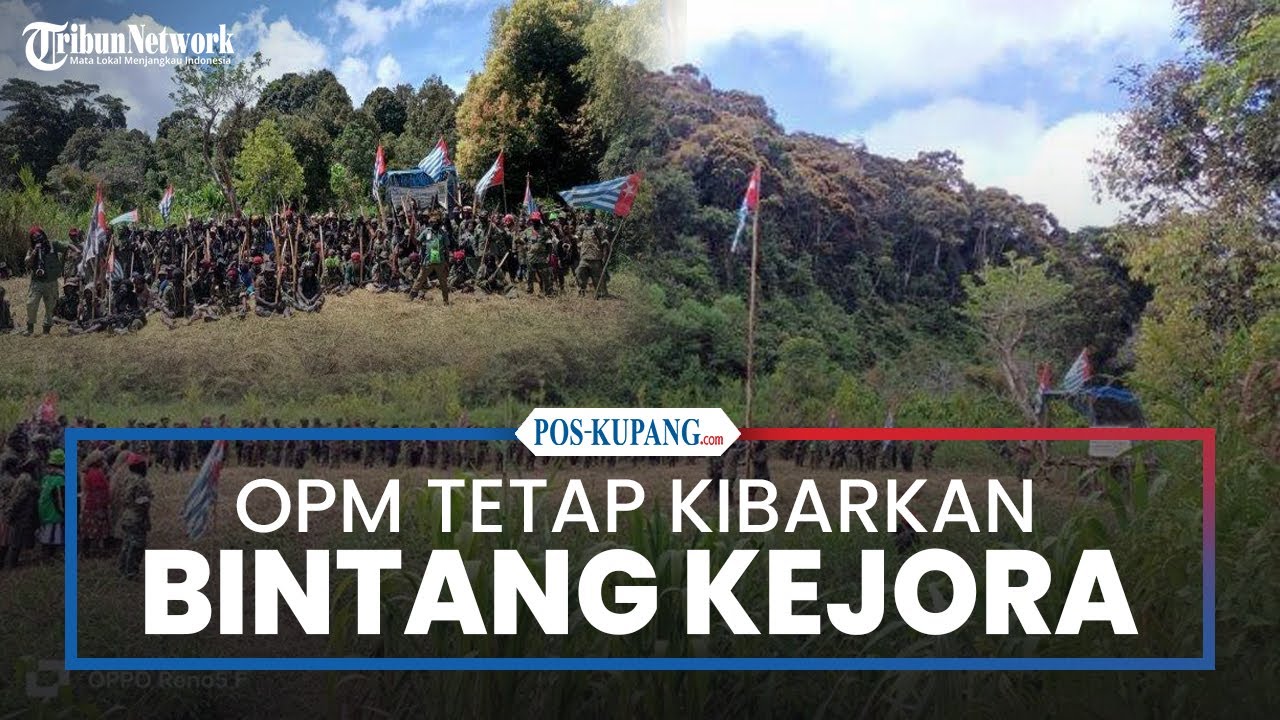 OPM Gelar Upacara Pengibaran Bintang Kejora di Kabupaten Deiyai Papua Tengah