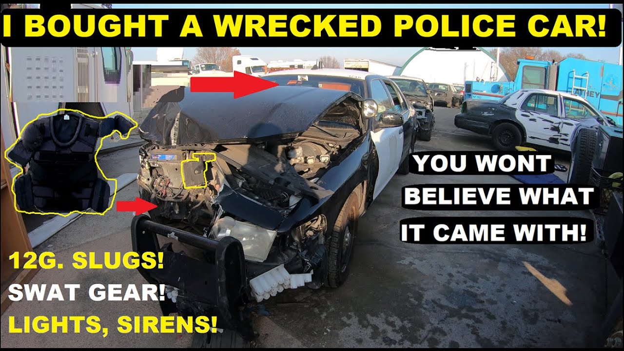 Searching Police Cars! Found an OPTICOM! Swat Gear! 12g. Slugs!