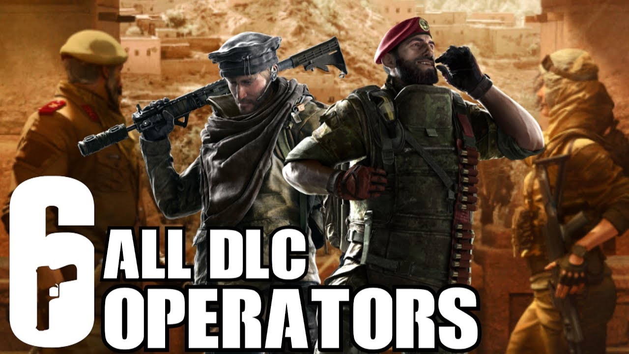 Rainbow Six Siege All DLC Operators Trailers including Moroccan Videos Year 3 Nomad Kaid