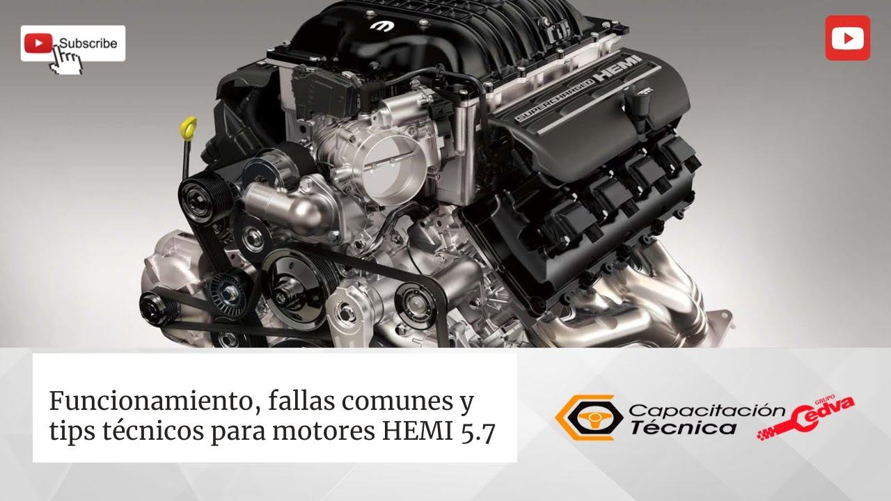 Funcionamiento, fallas comunes y tips técnicos para motores HEMI 5.7.