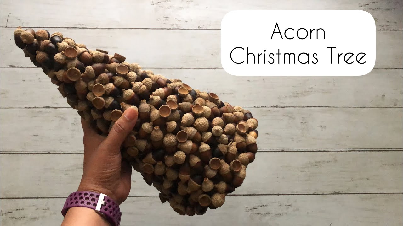 DIY Acorn Cone Christmas Tree|Christmas Decoration Ideas|Craft Christmas Tree