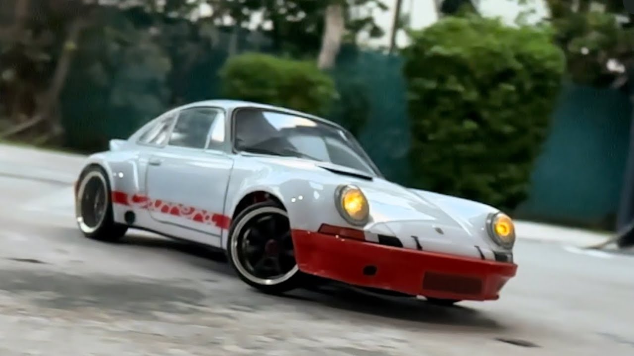 3Racing Sakura D5RR Tamiya Porsche 911 RSR Evening Drift