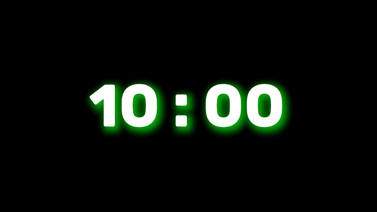 10-Minute Silent Timer – 10-Minute Silent Countdown with Alarm 🔔 at the End | Online Stopwatch Time