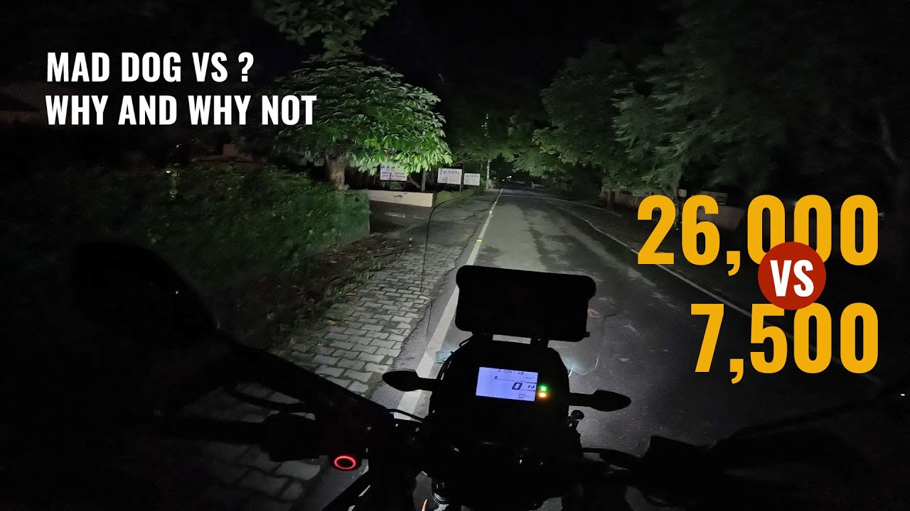 MADDOG vs Baja Designs |  Aux Light for Motorcycle | Expensive Vs Cheap | Face Off