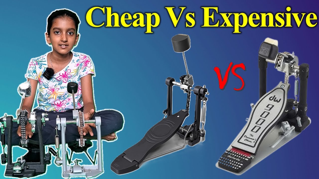 Cheap Drum Kick Pedal vs Expensive Drum Kick Pedal, Which one is Good? Practical Pedals Comparison