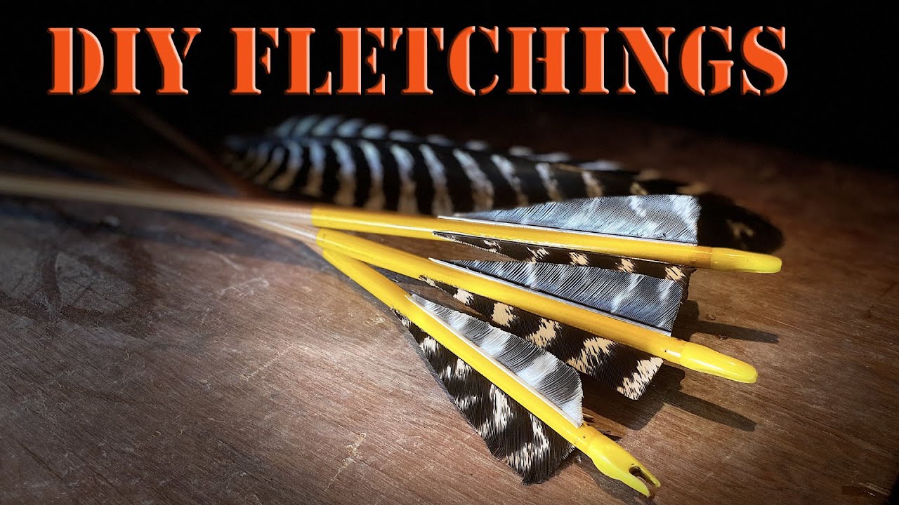 How to make Wild Turkey Fletchings - Easy DIY