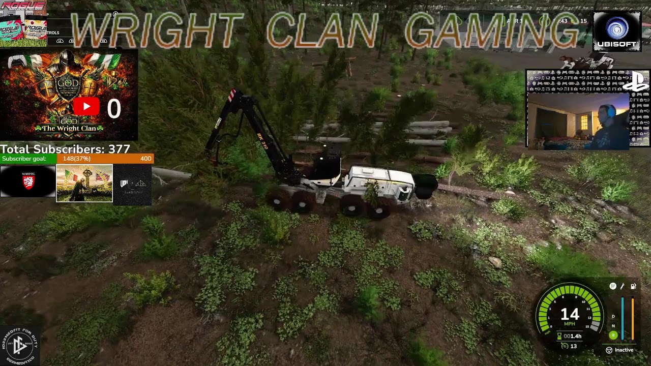BACK TO WORK CLEAN UP A MESS AND CLEARING MORE LAND  #playstation #undrdogx#rogueenergy#deemedfit