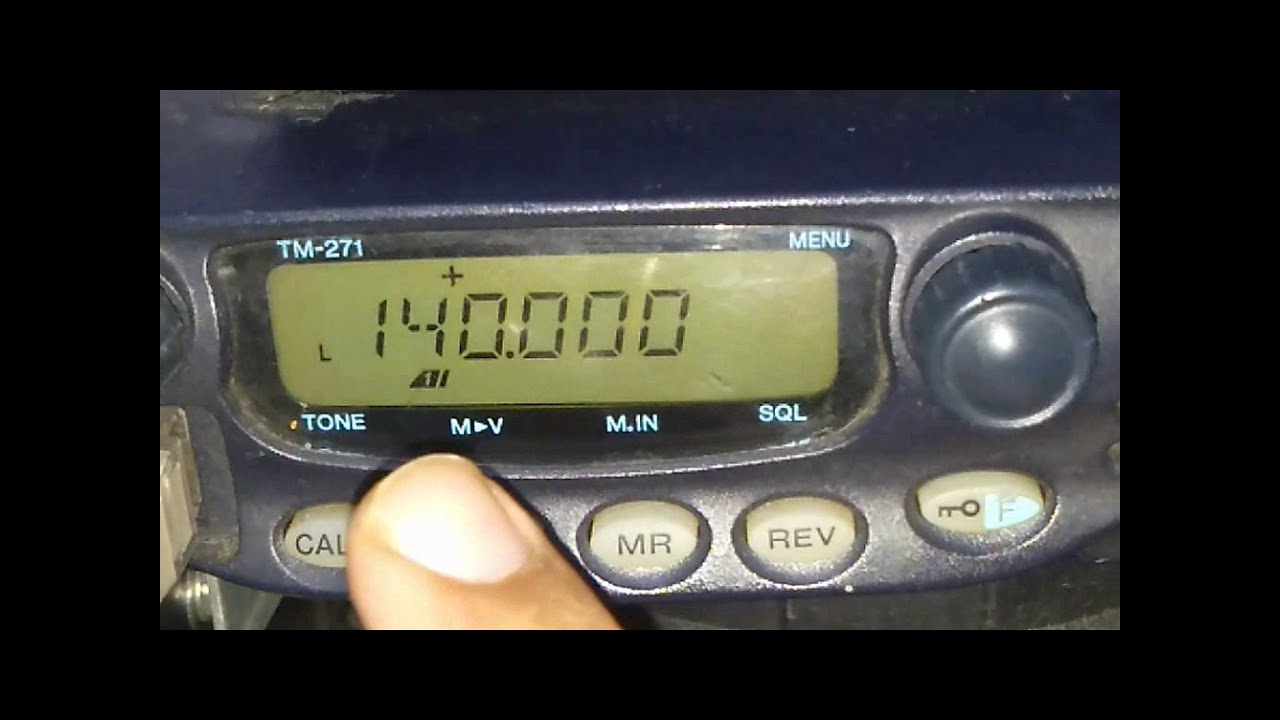 KENWOOD TM 271 CARA SETTING KE SEBUAH RPU