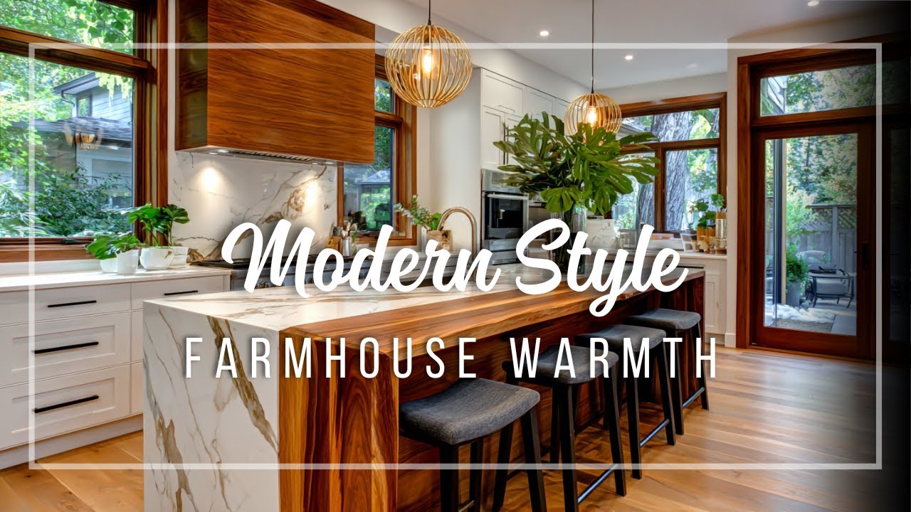 Modern Farmhouse Kitchen Inspirations That Mix Classic Comfort with Sleek Upgrades