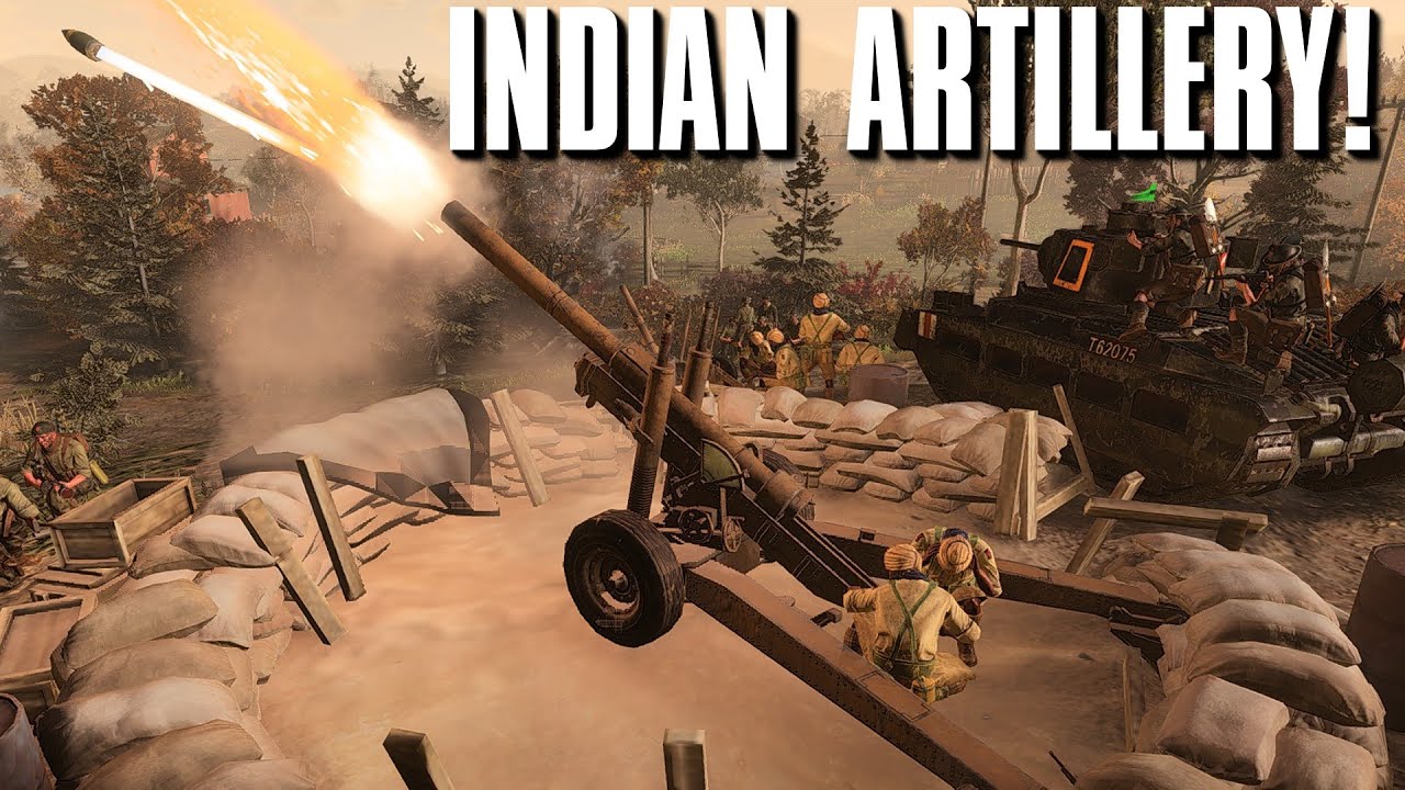 INDIAN ARTILLLERY! - 4v4 - Company of Heroes 3