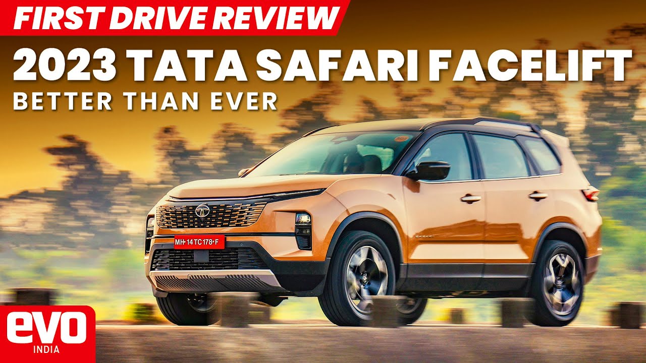 2023 Tata Safari Facelift | So Much Better | First Drive Review | evo India