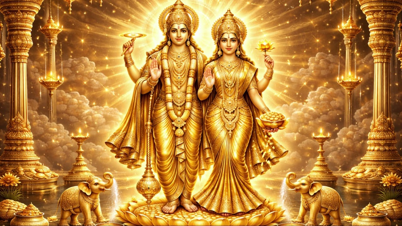 Powerful Mantra For Luck and Harmony In Life - Om Lakshmi Narayan Namo Namah Bhajan #lakshmi #mantra