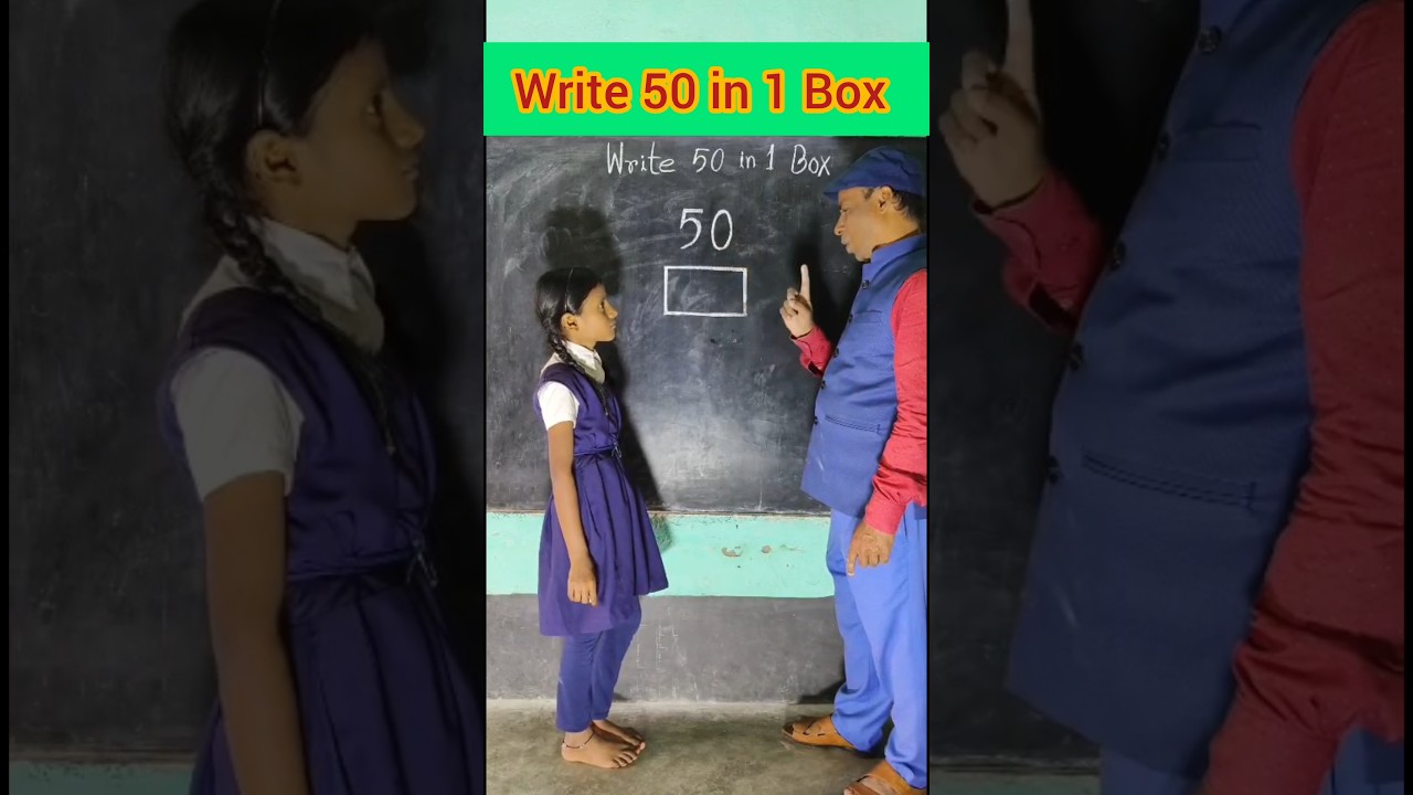 Write 50 Challenge 🤔 #short #education #maths #students #ytshorts #trending