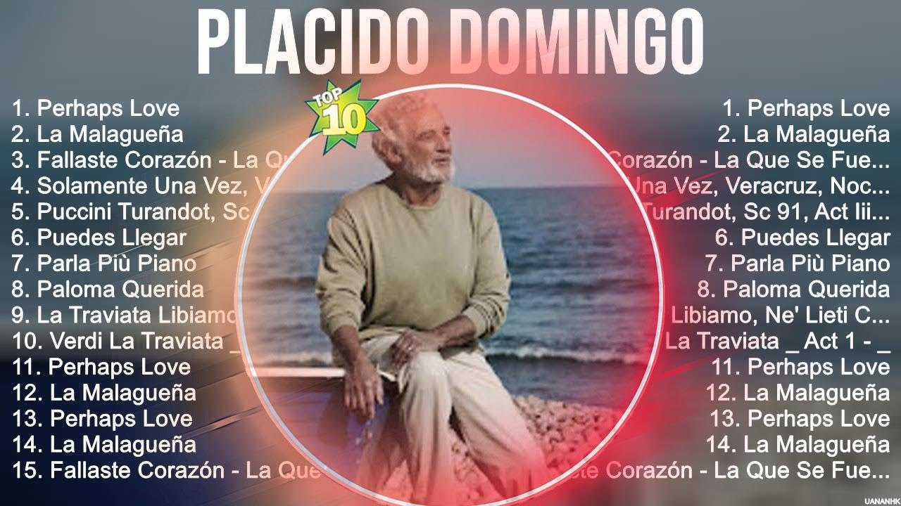Placido Domingo Grandes &eacute;xitos Mix 2023 ~ Las Mejores Canciones 2023