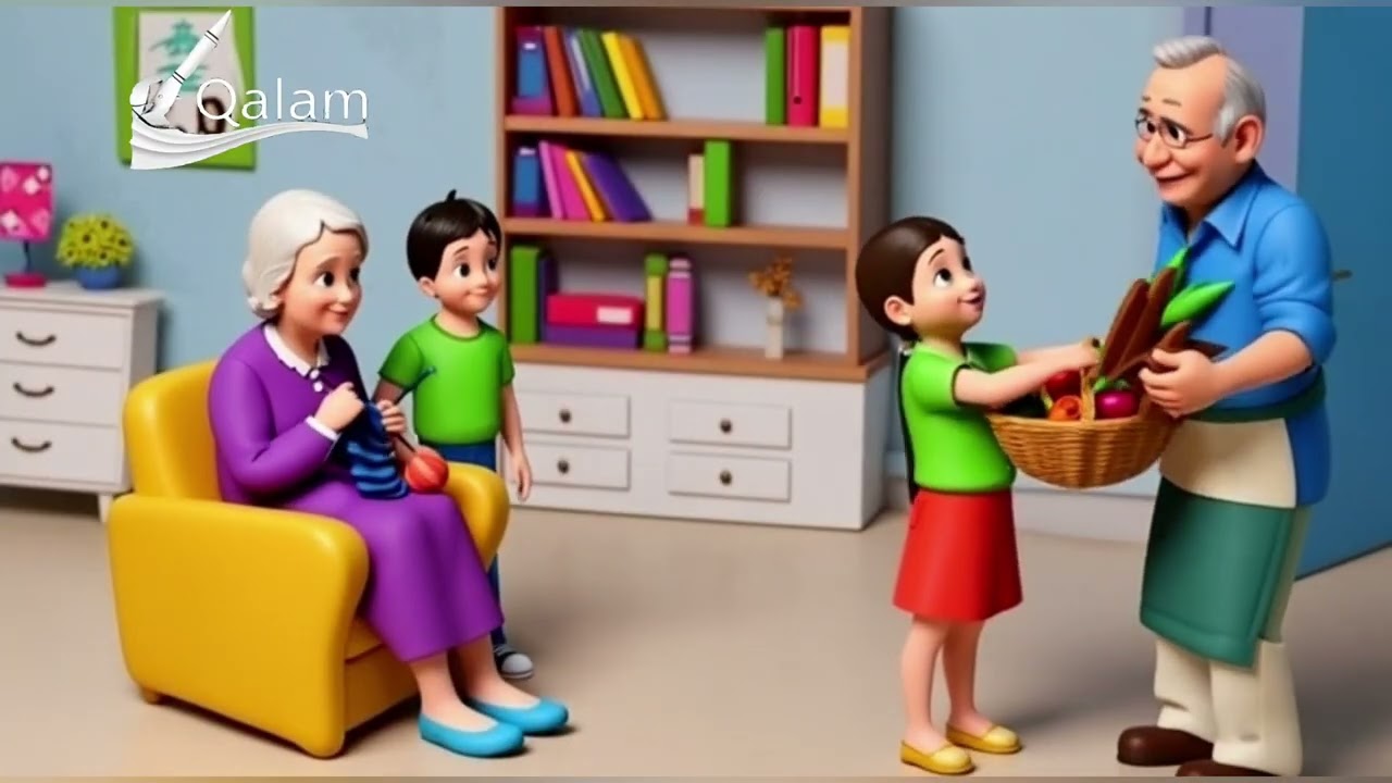 Support audiovisuel 3AP projet 2 :  En famille séquence 1:Nous sommes en famille. 