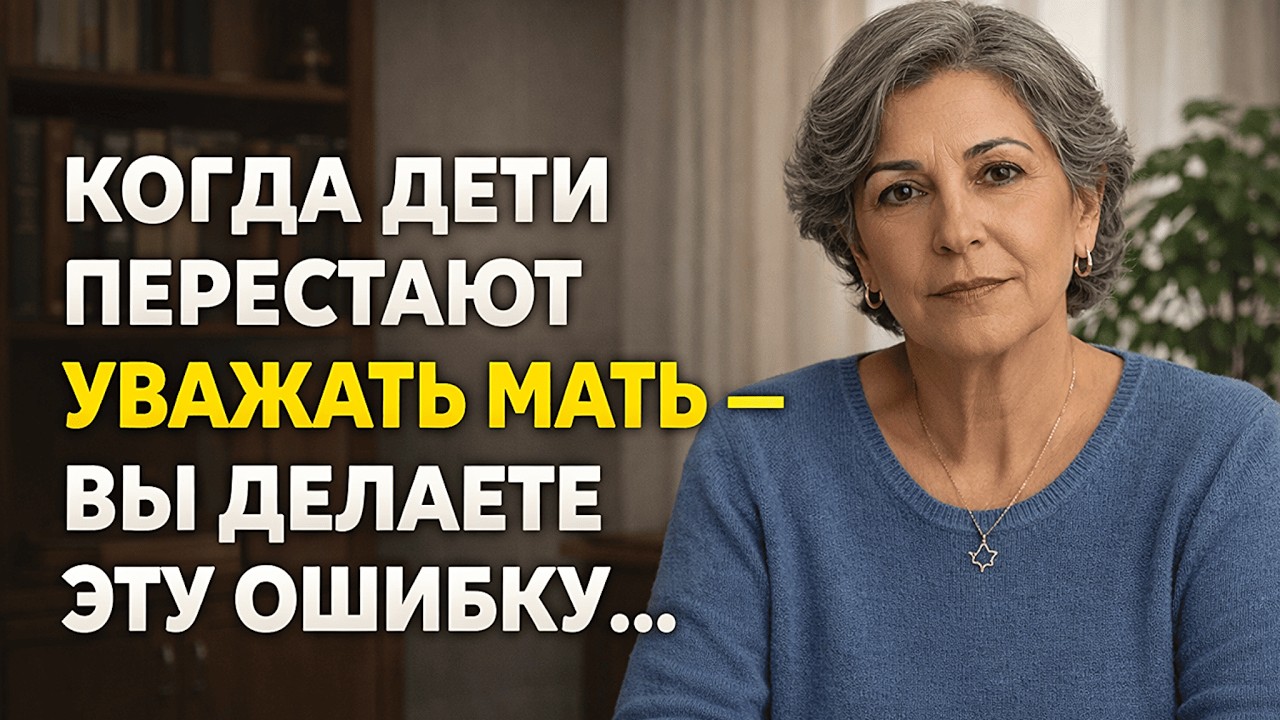 Самая опасная ошибка матерей: вы сами учите детей не уважать вас