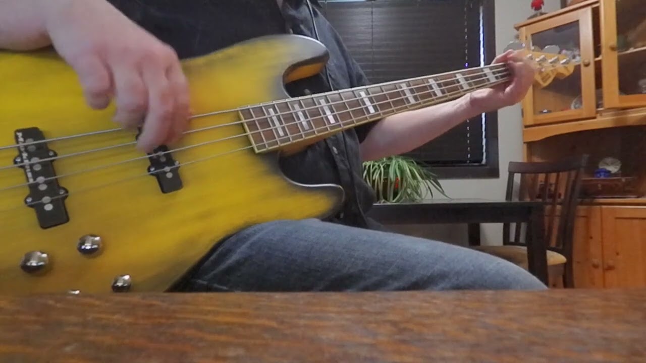 Be Near Me. ABC. Bass cover.