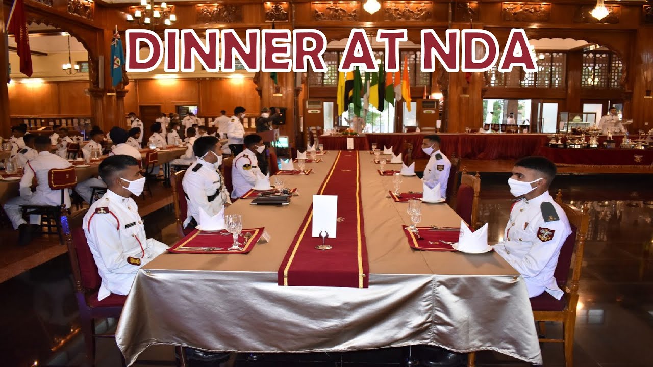 DINNER AT NDA| Life at NDA (National Defense Academy)