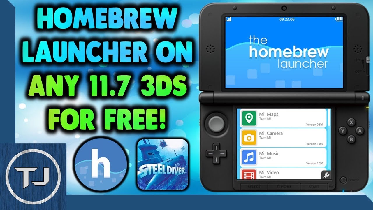 Install The Homebrew Launcher On Any 3DS 11.7 For FREE! (Steelminer)