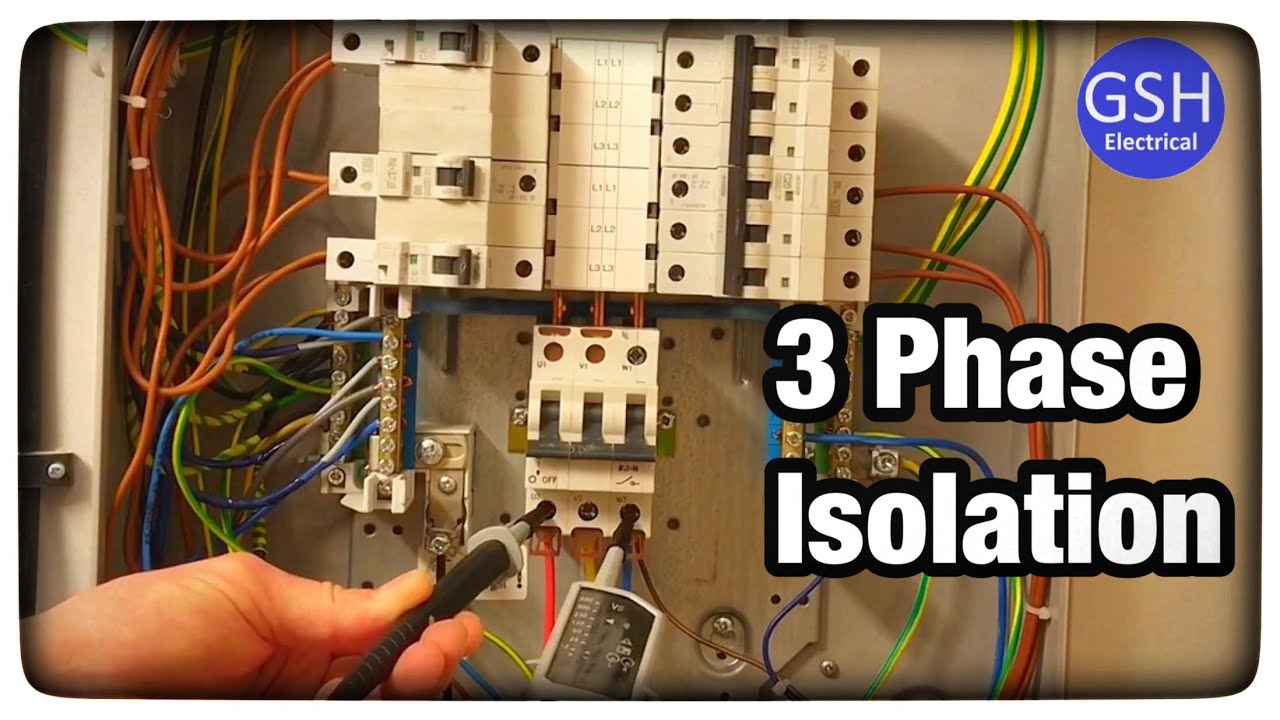 10 Stages of Safe Isolation - 3 Phase Distribution Board