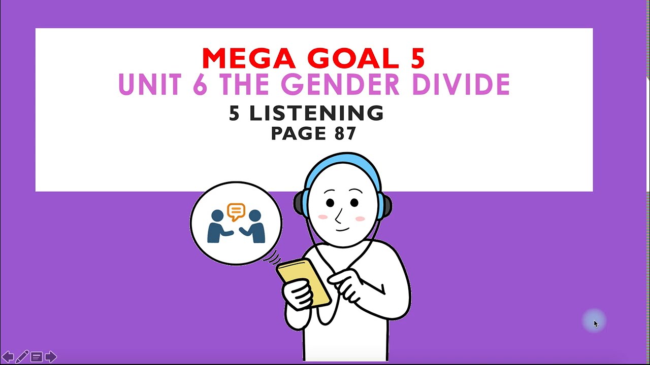 Mega Goal 5 الصف الثالث ثانوي | Unit 6 | 5 Listening | Page 87
