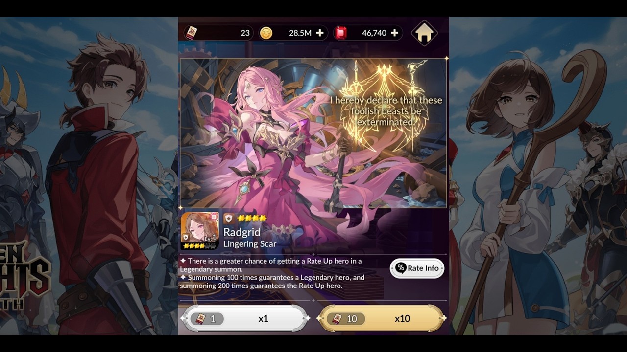 Early pulls on Radgrid | Seven Knights Re:BIRTH!