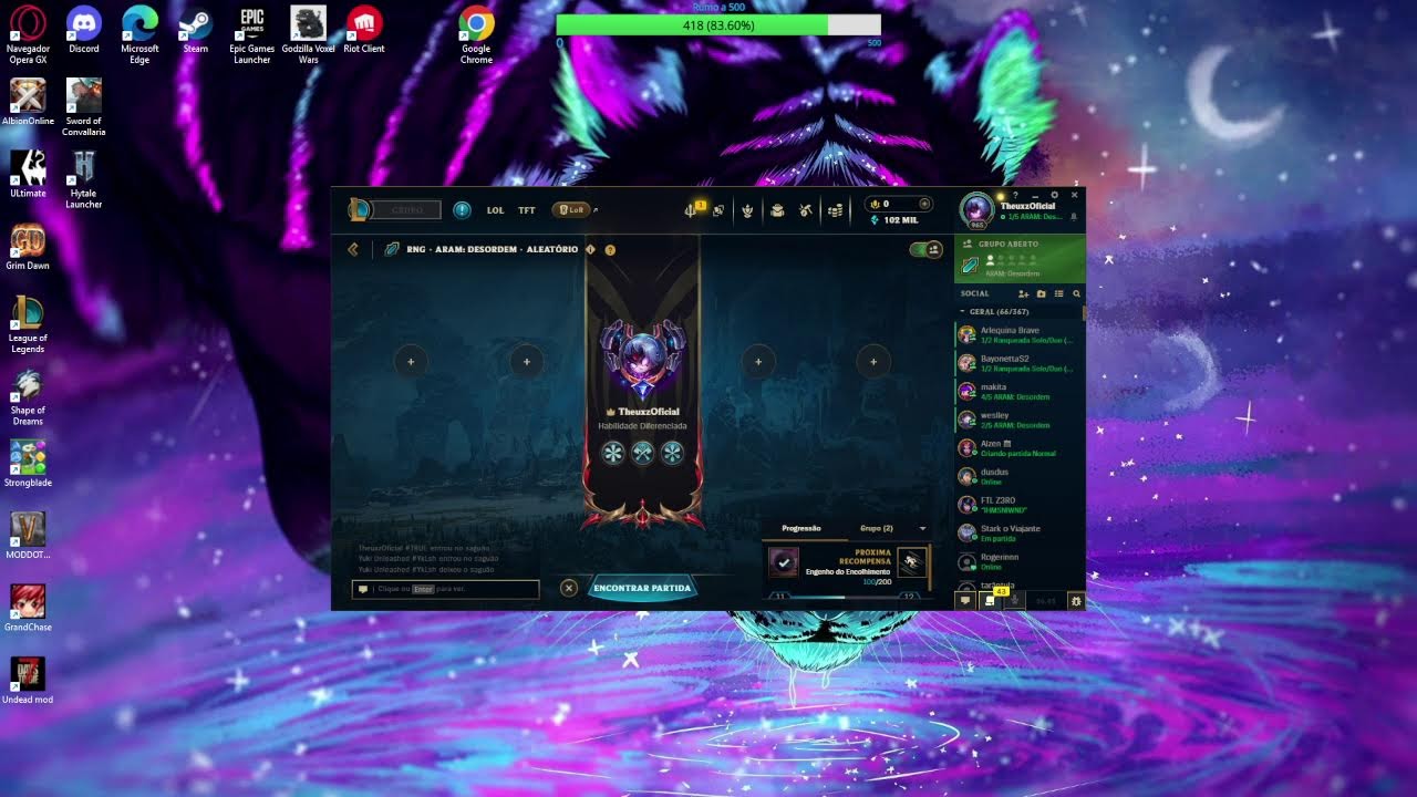 RUMO A 500 SEGUIDORES FORTALECE AI TMJ #leagueoflegends